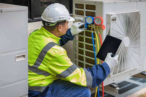 Professional Hvac Installation technician working in Omega, GA